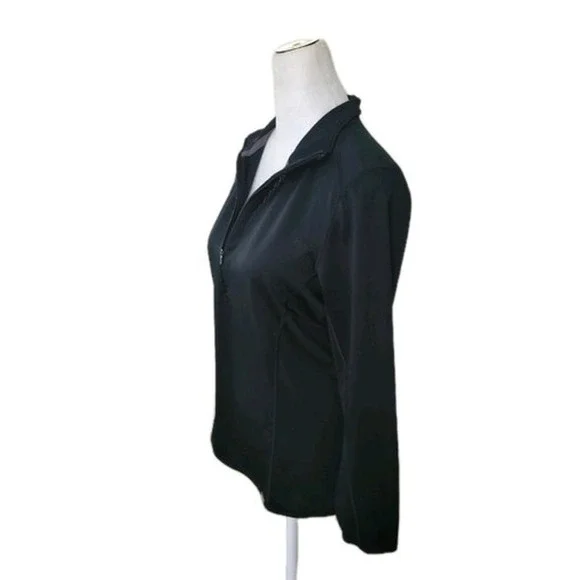 Patagonia Capilene Midweight Base Layer Top Womens Small Black 1/4 Zip Pullover - Picture 5 of 15